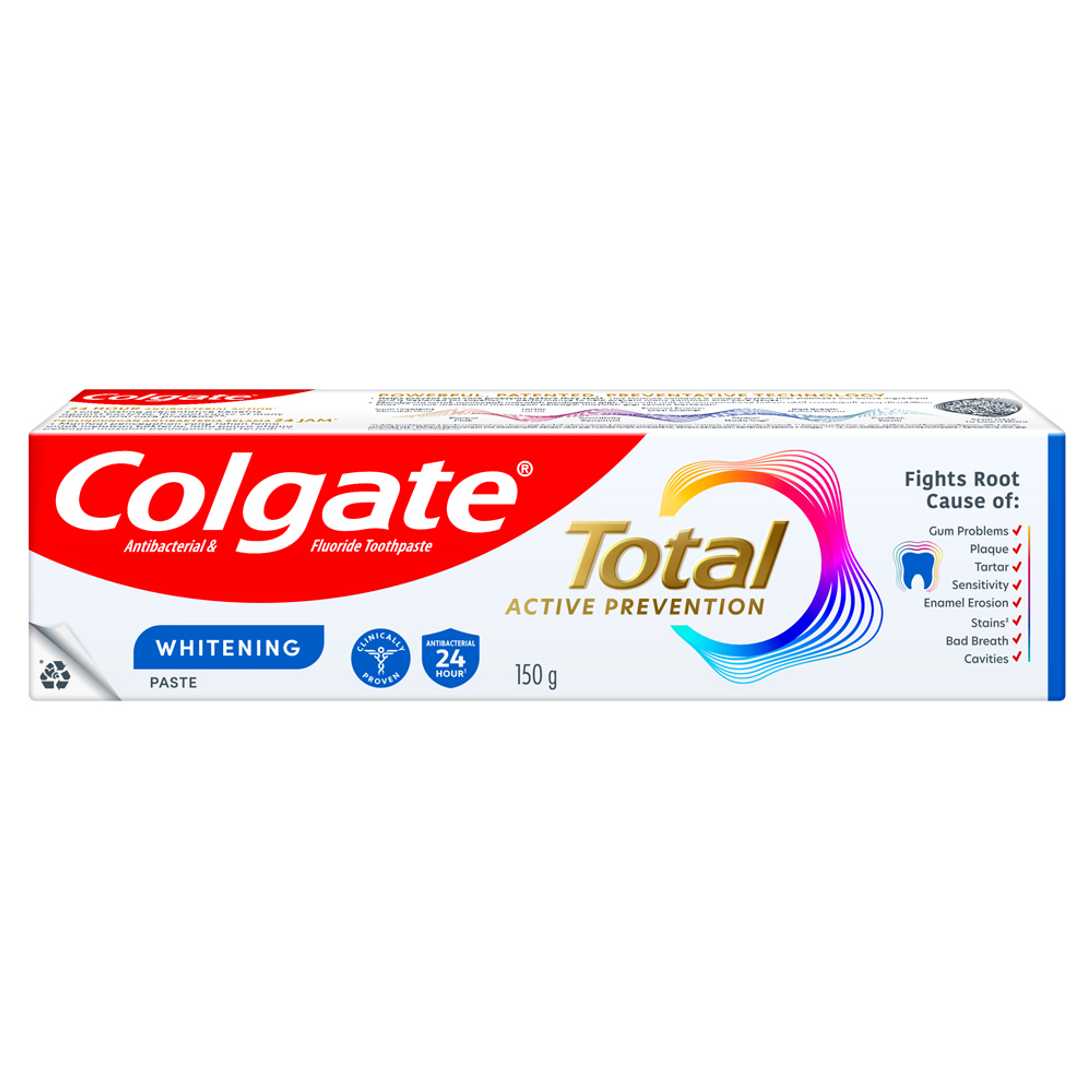 Pasta Gigi Colgate® Total Pencegahan Aktif - Charcoal Clean